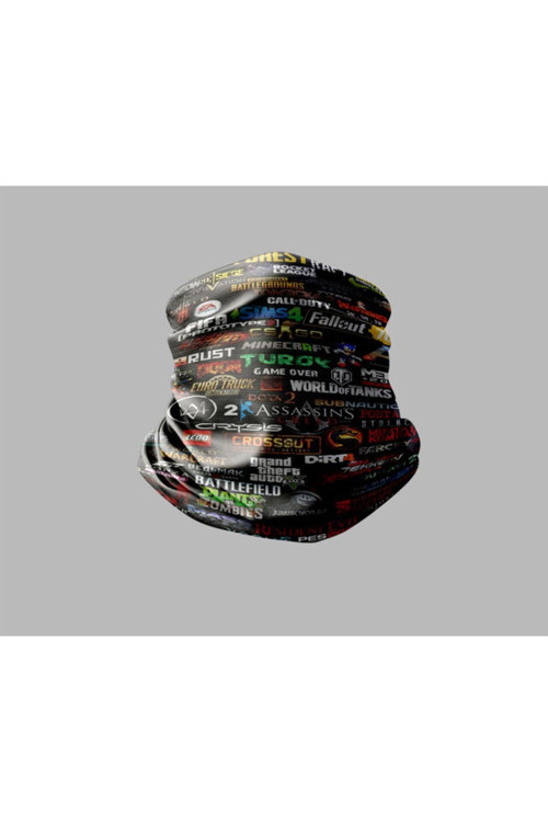 Karışık Çok Desenli Tasarımlı Motorcu Buff Maske Outdoor Boyunluk Unisex Bandana