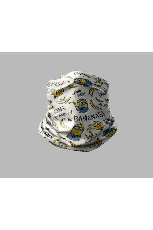 Minyonlar Tasarımlı Motorcu Buff Maske Outdoor Boyunluk Unisex Bandana