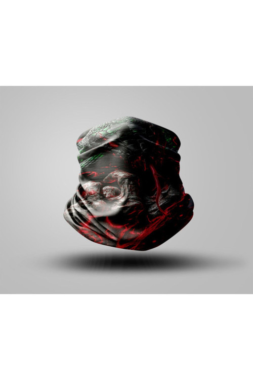 Snake Tasarımlı Motorcu Buff Maske Outdoor Boyunluk Unisex Bandana
