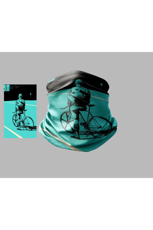 Bisiklet Tasarımlı Motorcu Çok Amaçlı Outdoor Boyunluk Unisex Bandana