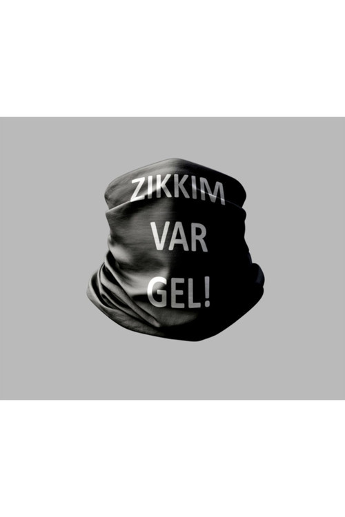 Duvar Yazısı Tasarımlı Motorcu Buff Maske Outdoor Boyunluk Unisex Bandana