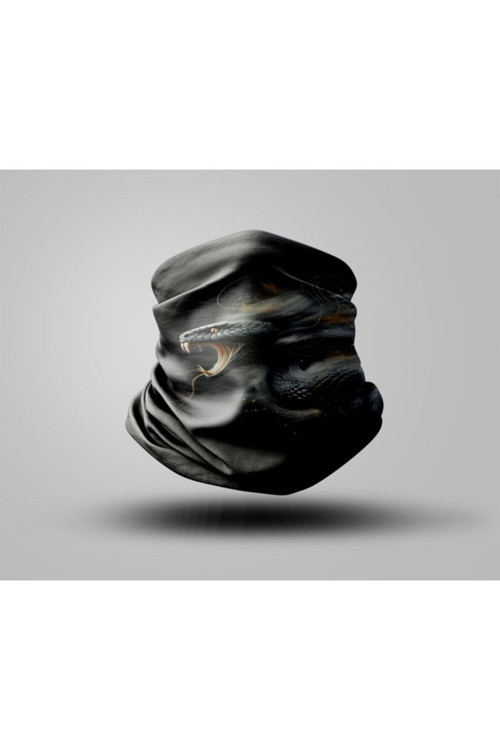 Snake Tasarımlı Motorcu Buff Maske Outdoor Boyunluk Unisex Bandana