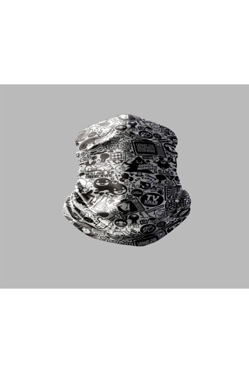 Karışık Çok Desenli Tasarımlı Motorcu Çok Amaçlı Outdoor Boyunluk Unisex Bandana