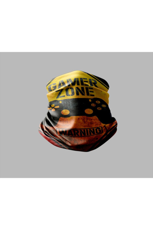 Gamer Tasarımlı Motorcu Buff Maske Outdoor Boyunluk Unisex Bandana