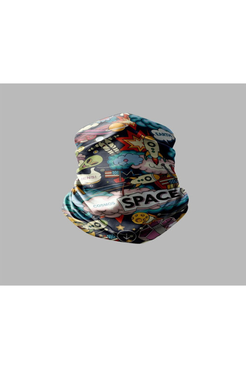 Karışık Çok Desenli Tasarımlı Motorcu Buff Maske Outdoor Boyunluk Unisex Bandana