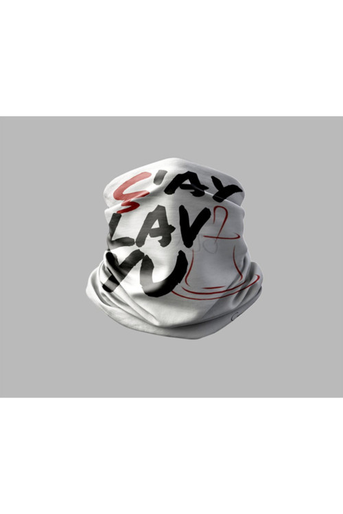 Duvar Yazısı Tasarımlı Motorcu Buff Maske Outdoor Boyunluk Unisex Bandana