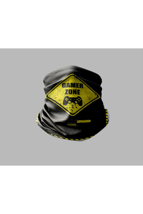 Gamer Tasarımlı Motorcu Buff Maske Outdoor Boyunluk Unisex Bandana