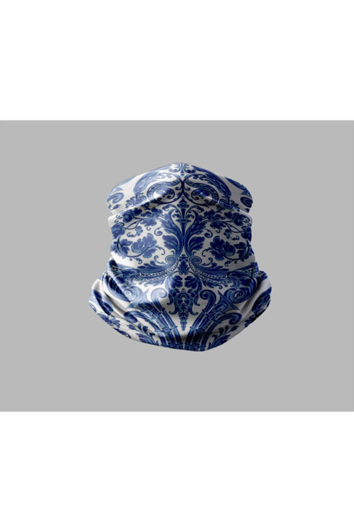 Ebru Sanatı Tasarımlı Motorcu Buff Maske Outdoor Boyunluk Unisex Bandana