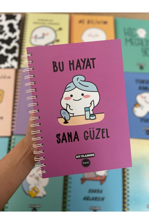 Bu Hayat Sana Güzel Konuşan Ajanda-Akademik Ajanda Planlayıcı