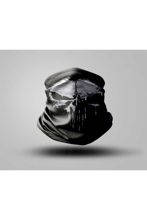 Skull Tasarımlı Motorcu Buff Maske Outdoor Boyunluk Unisex Bandana