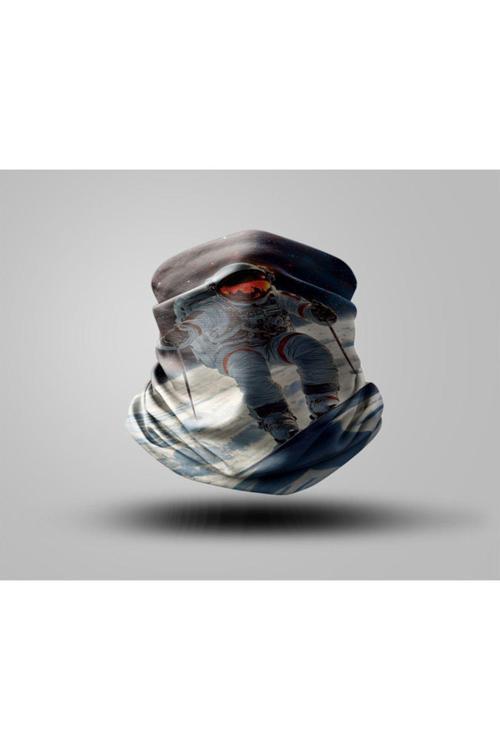 Snowboard Tasarımlı Motorcu Buff Maske Outdoor Boyunluk Unisex Bandana