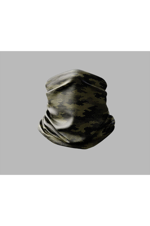 Kamuflaj Tasarımlı Motorcu Buff Maske Outdoor Boyunluk Unisex Bandana