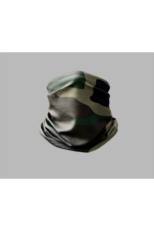 Kamuflaj Tasarımlı Motorcu Buff Maske Outdoor Boyunluk Unisex Bandana