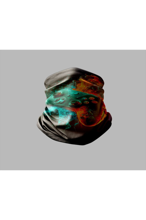 Gamer Tasarımlı Motorcu Buff Maske Outdoor Boyunluk Unisex Bandana