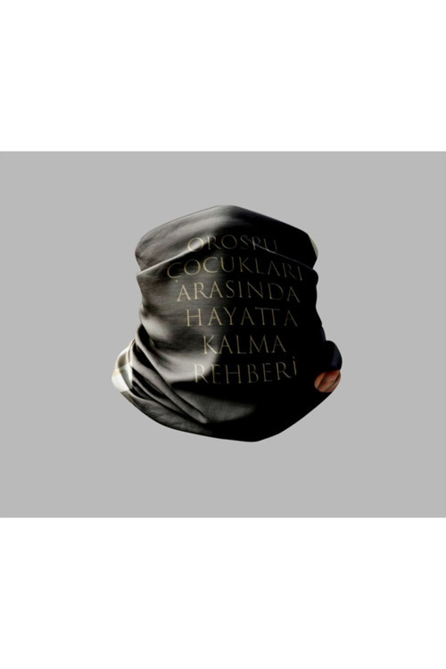 Duvar Yazısı Tasarımlı Motorcu Buff Maske Outdoor Boyunluk Unisex Bandana