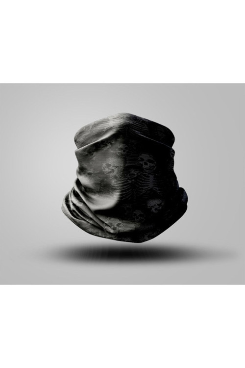 Skull Tasarımlı Motorcu Buff Maske Outdoor Boyunluk Unisex Bandana