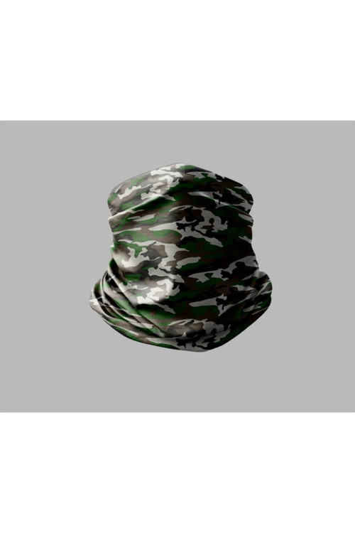 Kamuflaj Tasarımlı Motorcu Buff Maske Outdoor Boyunluk Unisex Bandana