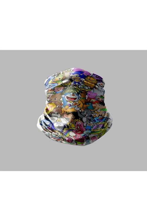 Karışık Çok Desenli Tasarımlı Motorcu Buff Maske Outdoor Boyunluk Unisex Bandana