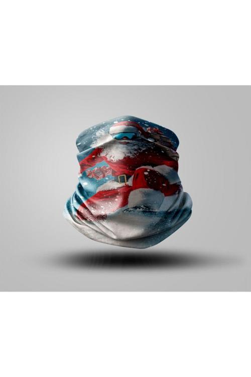 Snowboard Tasarımlı Motorcu Buff Maske Outdoor Boyunluk Unisex Bandana