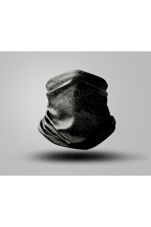 Skull Tasarımlı Motorcu Buff Maske Outdoor Boyunluk Unisex Bandana