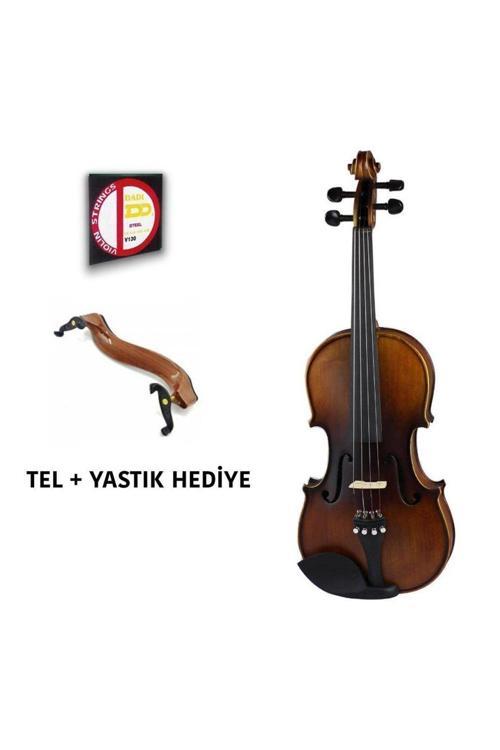 Vla-9 3/4 Keman Seti (Kutu Yastık Yay Yedek Tel Seti Reçine Askı)
