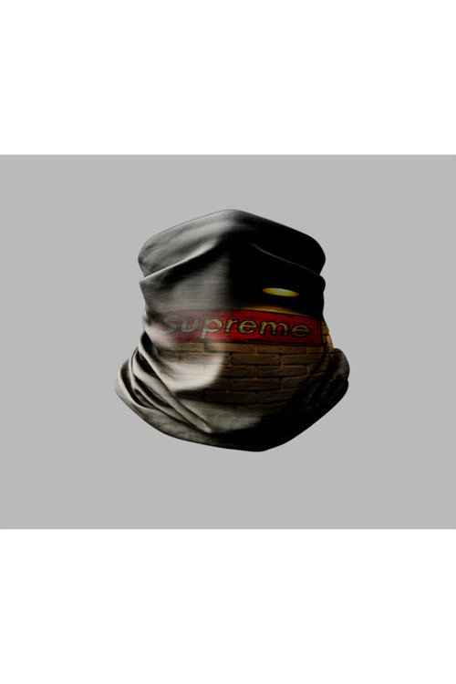 Supreme Tasarımlı Motorcu Buff Maske Outdoor Boyunluk Unisex Bandana