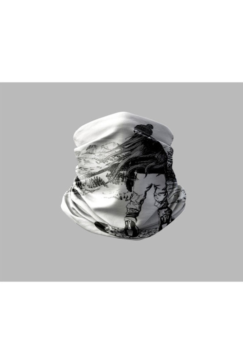 Kayak & Dağ Tasarımlı Motorcu Çok Amaçlı Outdoor Boyunluk Unisex Bandana