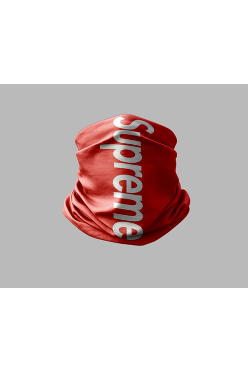 Supreme Tasarımlı Motorcu Buff Maske Outdoor Boyunluk Unisex Bandana