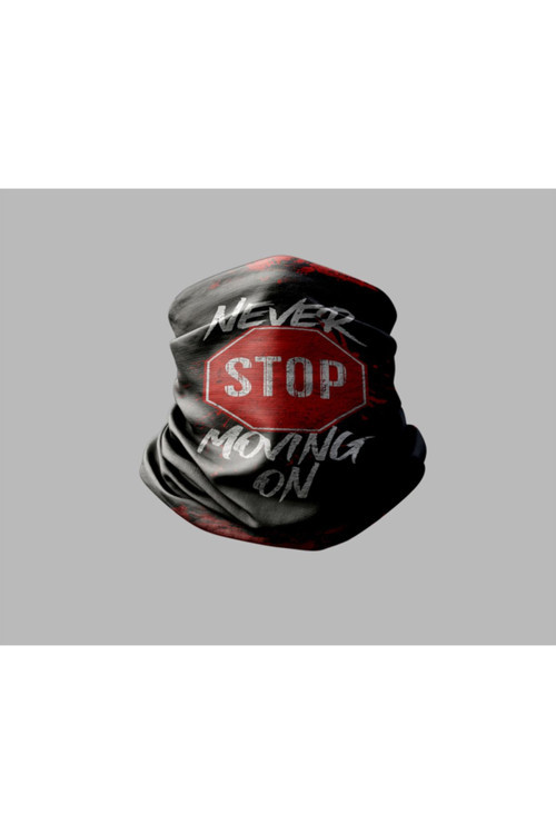 Yazı Tasarımlı Motorcu Buff Maske Outdoor Boyunluk Unisex Bandana