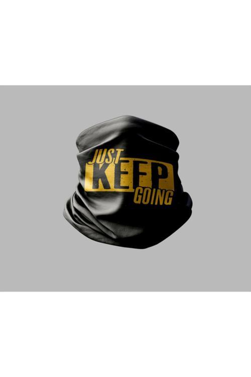 Yazı Tasarımlı Motorcu Buff Maske Outdoor Boyunluk Unisex Bandana