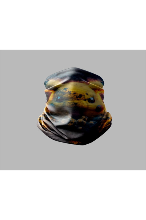Pokemon Tasarımlı Motorcu Buff Maske Outdoor Boyunluk Unisex Bandana