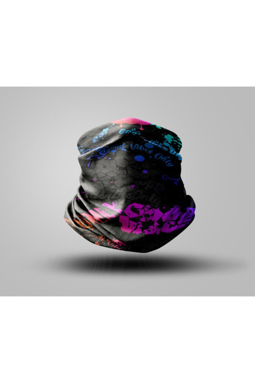 Graffiti Tasarımlı Motorcu Buff Maske Outdoor Boyunluk Unisex Bandana