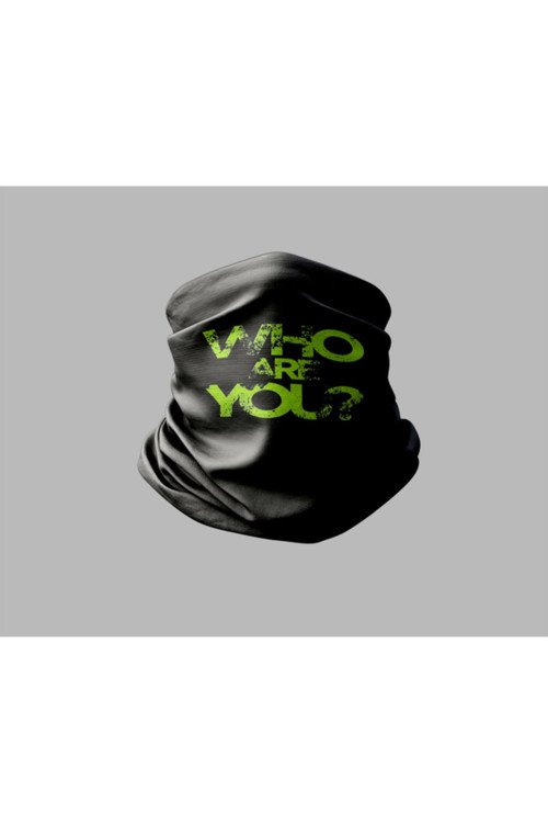 Yazı Tasarımlı Motorcu Buff Maske Outdoor Boyunluk Unisex Bandana