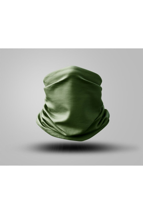 Düz Renk Tasarımlı Motorcu Buff Maske Outdoor Boyunluk Unisex Bandana