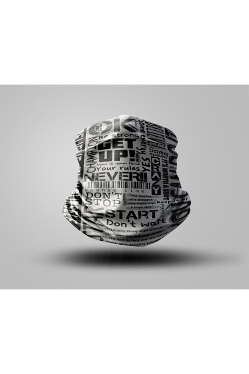 Graffiti Tasarımlı Motorcu Buff Maske Outdoor Boyunluk Unisex Bandana