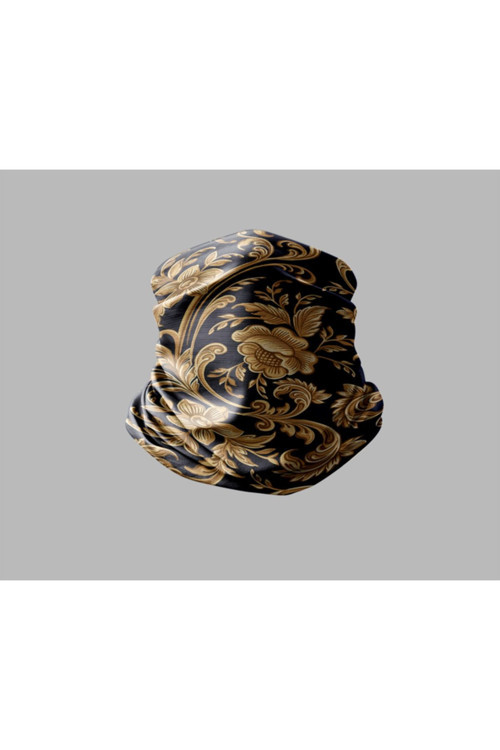 Ebru Sanatı Tasarımlı Motorcu Buff Maske Outdoor Boyunluk Unisex Bandana