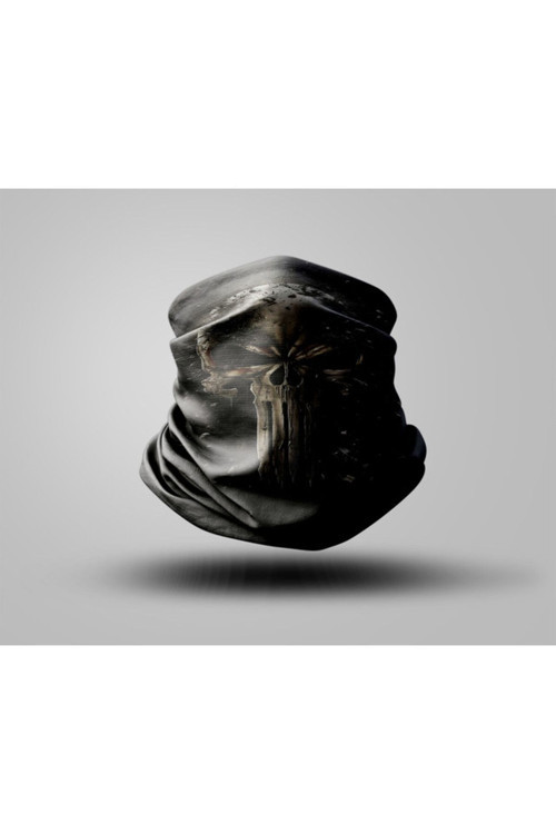 Skull Tasarımlı Motorcu Buff Maske Outdoor Boyunluk Unisex Bandana