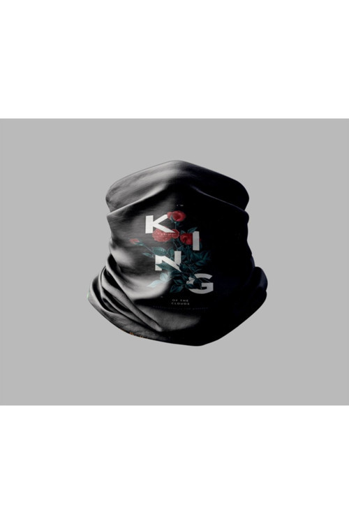 Yazı Tasarımlı Motorcu Buff Maske Outdoor Boyunluk Unisex Bandana