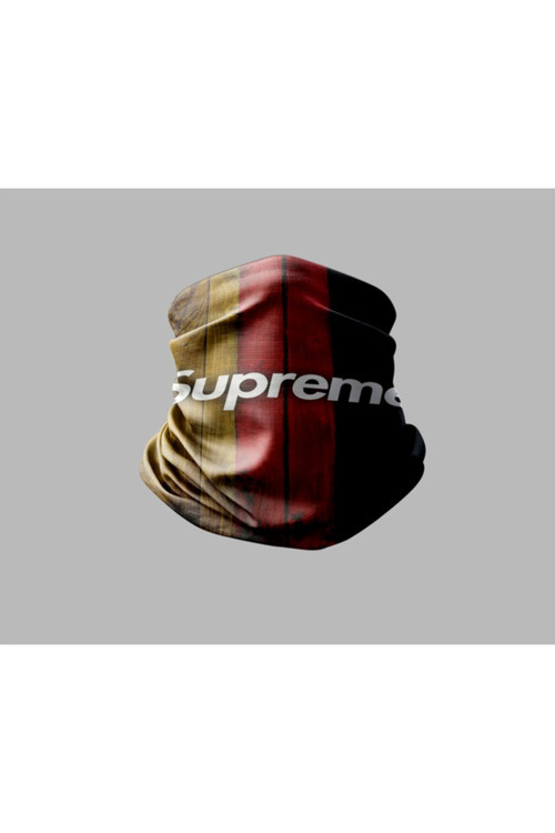 Supreme Tasarımlı Motorcu Buff Maske Outdoor Boyunluk Unisex Bandana