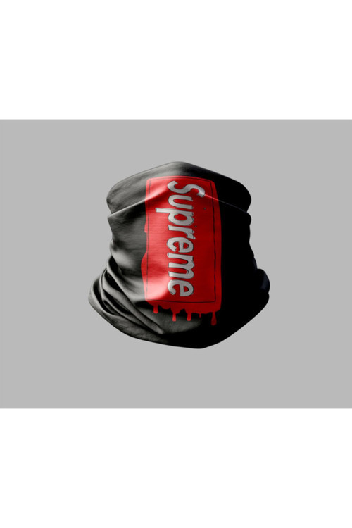 Supreme Tasarımlı Motorcu Buff Maske Outdoor Boyunluk Unisex Bandana