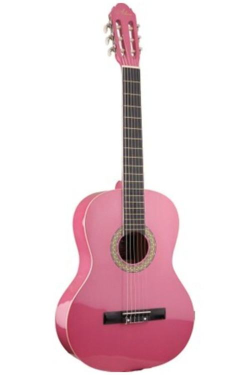 Mg917-Jr-Pnk (Pembe) 3/4 Klasik Gitar (Kılıf Yedek Tel Seti Pena Hediyeli)