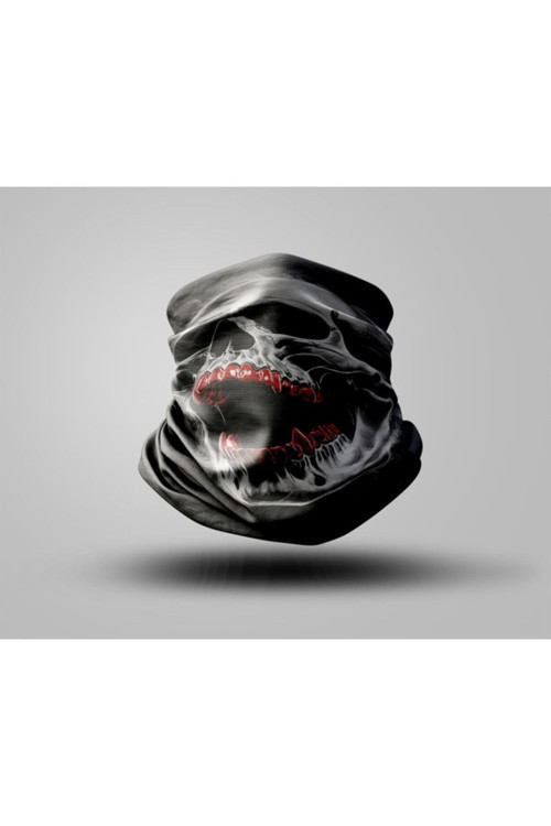 Skull Tasarımlı Motorcu Buff Maske Outdoor Boyunluk Unisex Bandana