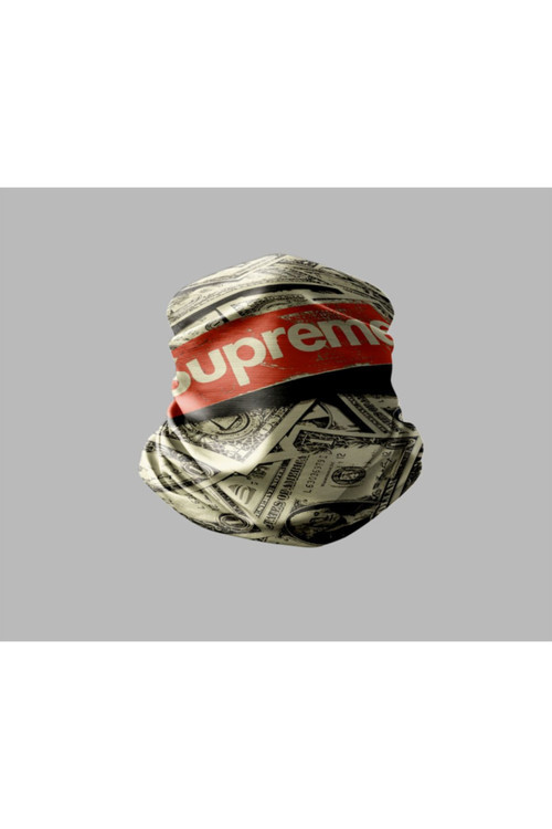 Supreme Tasarımlı Motorcu Buff Maske Outdoor Boyunluk Unisex Bandana