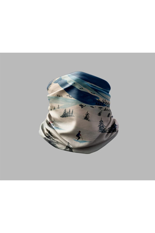 Kayak & Dağ Tasarımlı Motorcu Çok Amaçlı Outdoor Boyunluk Unisex Bandana