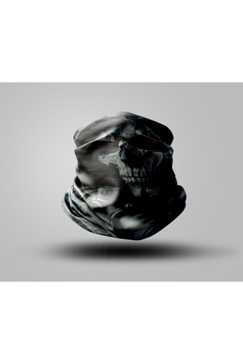 Skull Tasarımlı Motorcu Buff Maske Outdoor Boyunluk Unisex Bandana