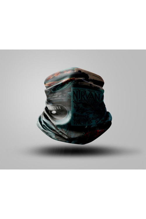 Graffiti Tasarımlı Motorcu Buff Maske Outdoor Boyunluk Unisex Bandana