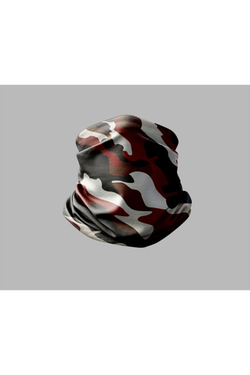 Kamuflaj Tasarımlı Motorcu Buff Maske Outdoor Boyunluk Unisex Bandana