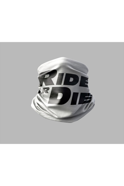 Ride Or Die Tasarımlı Motorcu Buff Maske Outdoor Boyunluk Unisex Bandana