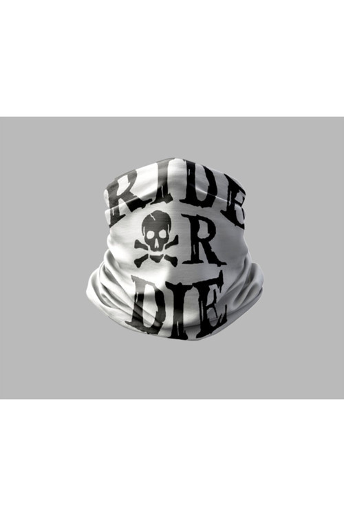 Ride Or Die Tasarımlı Motorcu Buff Maske Outdoor Boyunluk Unisex Bandana