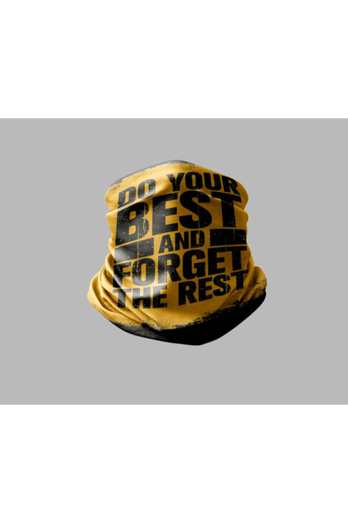 Yazı Tasarımlı Motorcu Buff Maske Outdoor Boyunluk Unisex Bandana